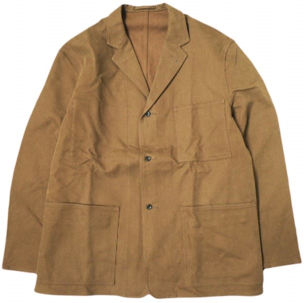 Graphpaper グラフペーパー 18AW 日本製 Cotton Double Cloth jacket コットンダブルクロスジャケット GM183-20055 2 BROWN アウター g21629
