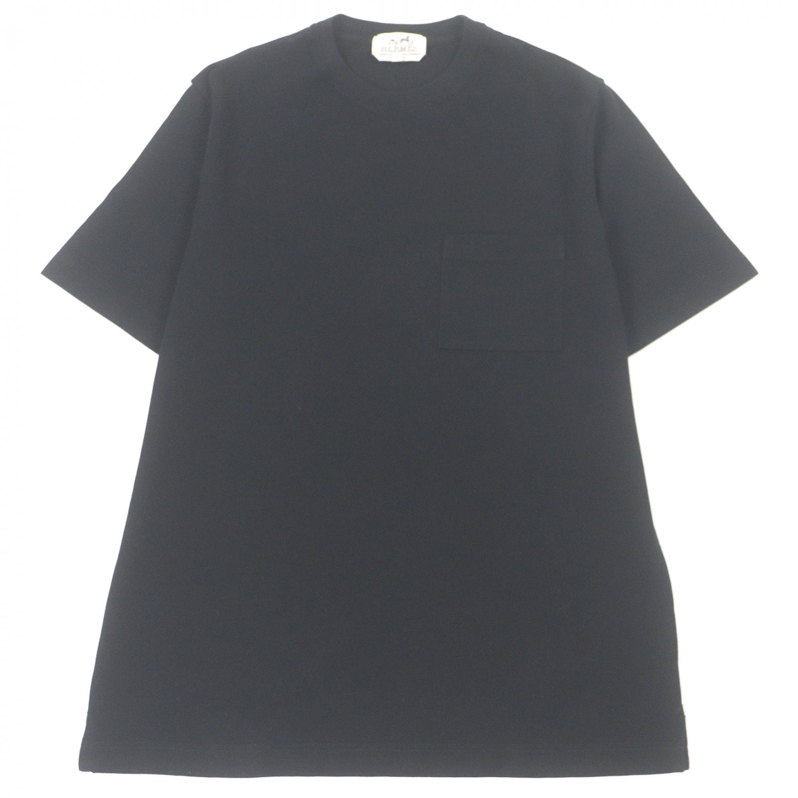 未使用品 エルメス 半袖Tシャツ ブラック メンズ M