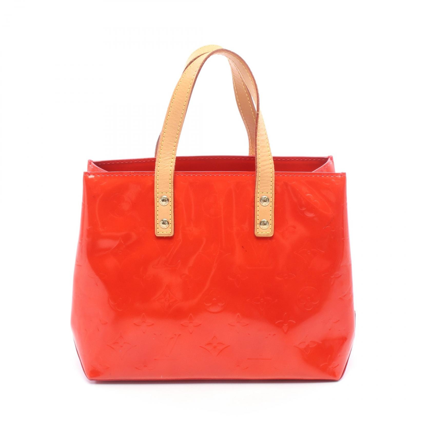 ルイ・ヴィトン LOUIS VUITTON リードPM モノグラムヴェルニ ルージュ ハンドバッグ バッグ レザー レッド レディース レッド系 M91088 【中古】