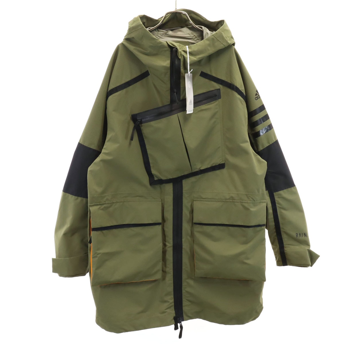 美品 adidas アディダス Xploric RAIN マウンテンパーカー 2XO オリーブ