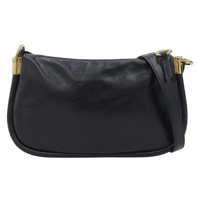 クロエ 美品 パラティ 24 ミニバッグ ショルダーバッグ レディース 黒 ブラック CHC24WP436O17001