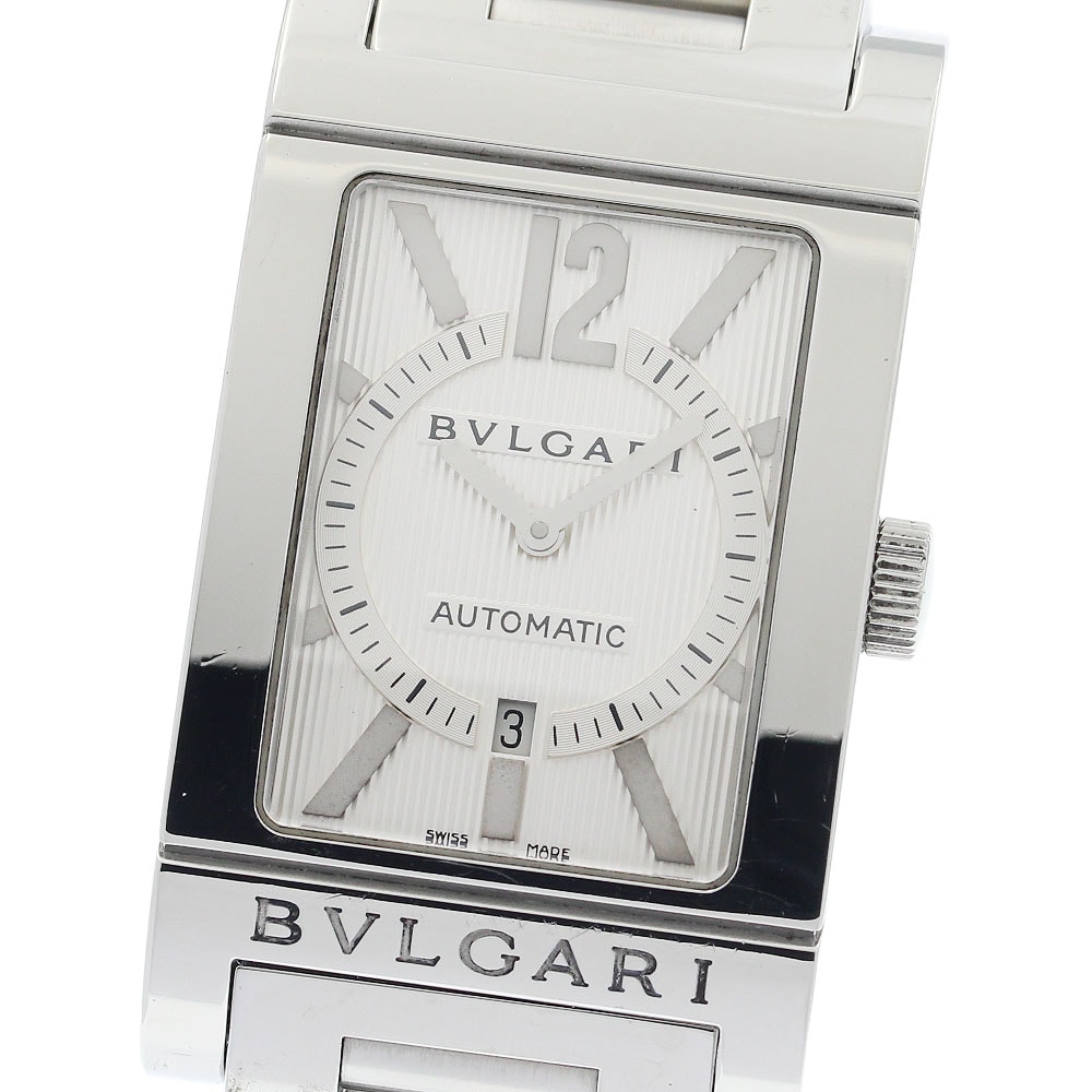 ブルガリ レッタンゴロ デイト RT45S 自動巻き メンズ 【中古】