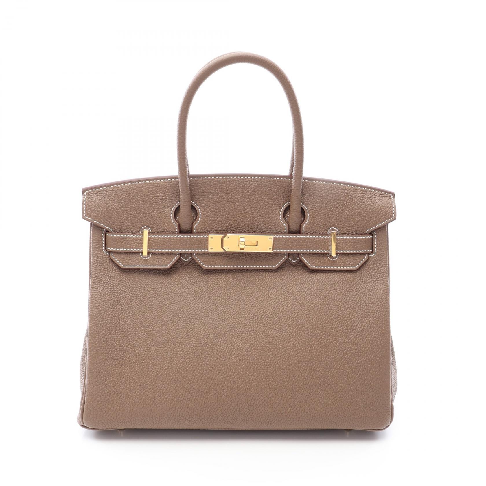 エルメス HERMES バーキン30 エトゥープ ハンドバッグ バッグ トゴ トゴ レディース グレー系 【中古】