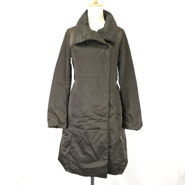 ユニクロ/UNIQLO/Down Collection★高級コレクションモデル/ダウンコート/アウター【レディースM/茶/brown】ベルト紐なし特価/Coats/Jumpers◆mBH375