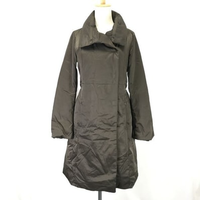 ユニクロ/UNIQLO/Down Collection★高級コレクションモデル/ダウンコート/アウター【レディースM/茶/brown】ベルト紐なし特価/Coats/Jumpers◆mBH375