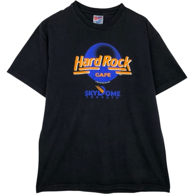 古着 80年代 ヘインズ Hanes HARD ROCK CAFE ハードロックカフェ アドバタイジングTシャツ メンズL相当 ヴィンテージ/eaa623334