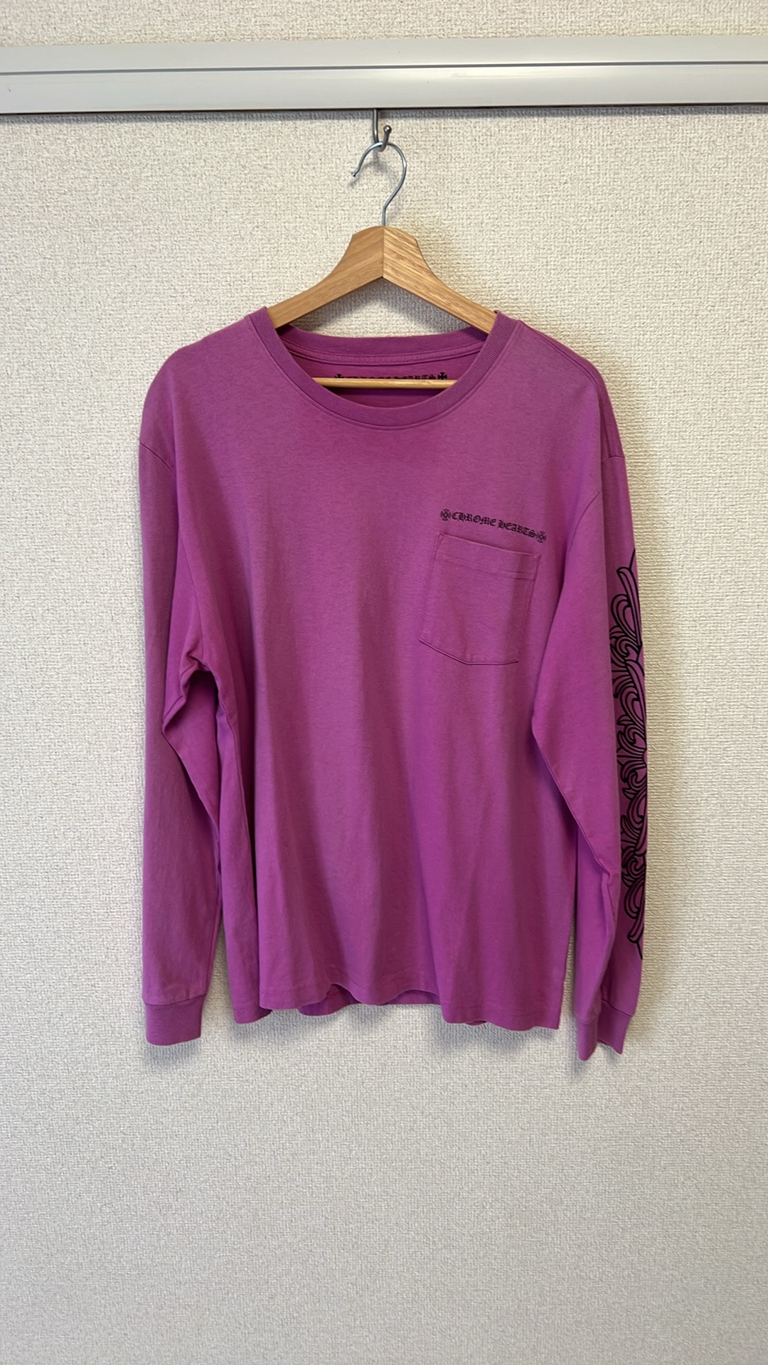 Chrome Hearts Matty Boy Spider Web L/S T-Shirt "Purple"