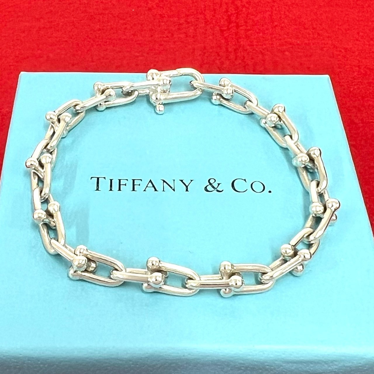 TIFFANY&Co. ティファニー ハードウェア スモール ブレスレット シルバー925 ブレスレット シルバー
 12248