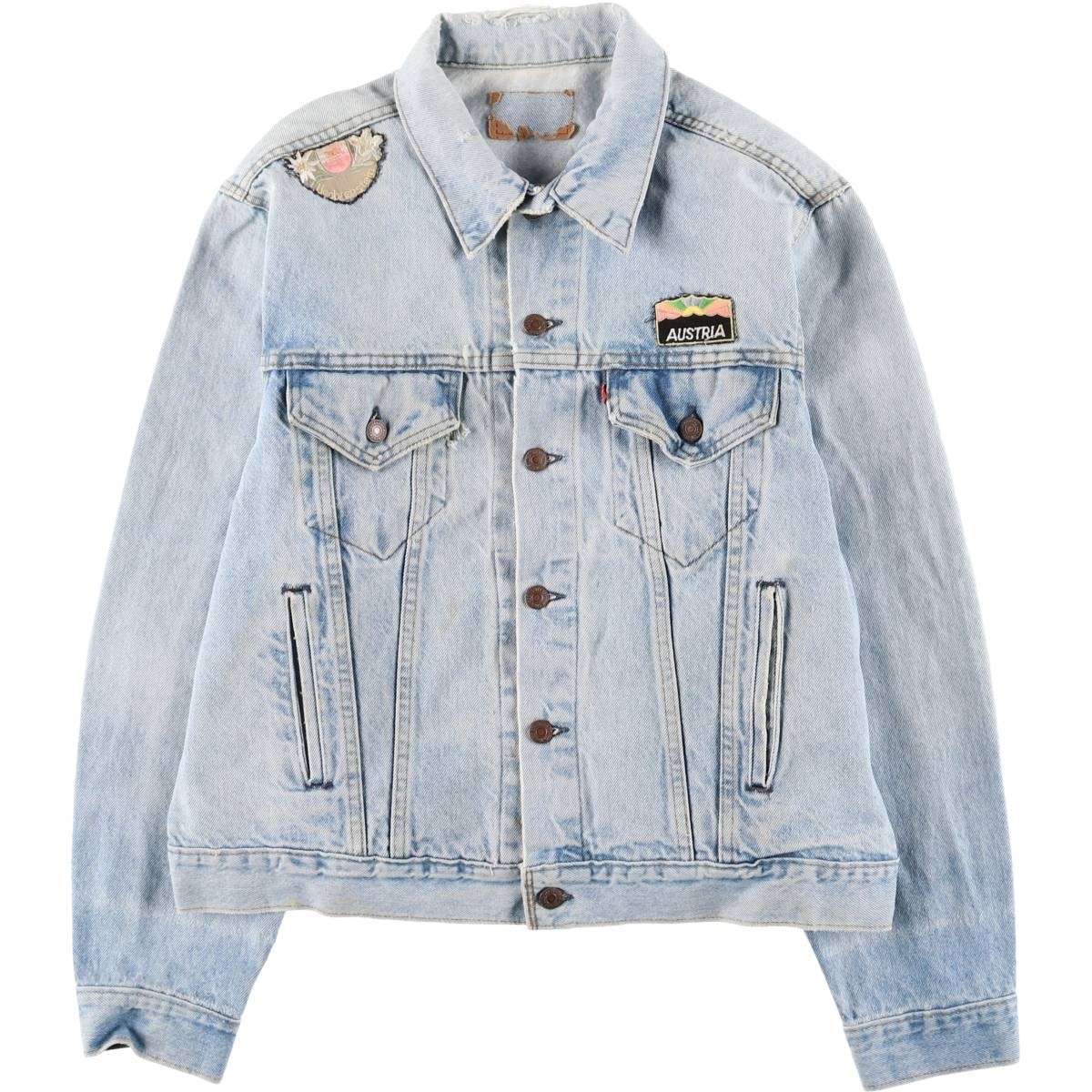 古着 90年代~ リーバイス Levi's デニムジャケット Gジャン USA製 メンズM相当 ヴィンテージ/eaa591963