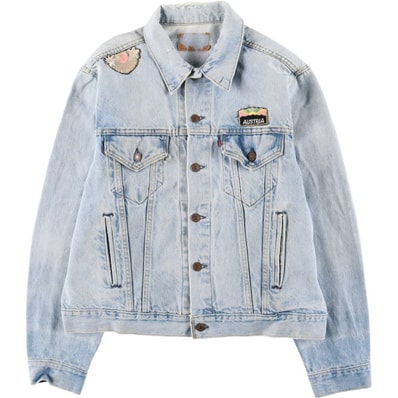 古着 90年代~ リーバイス Levi's デニムジャケット Gジャン USA製 メンズM相当 ヴィンテージ/eaa591963