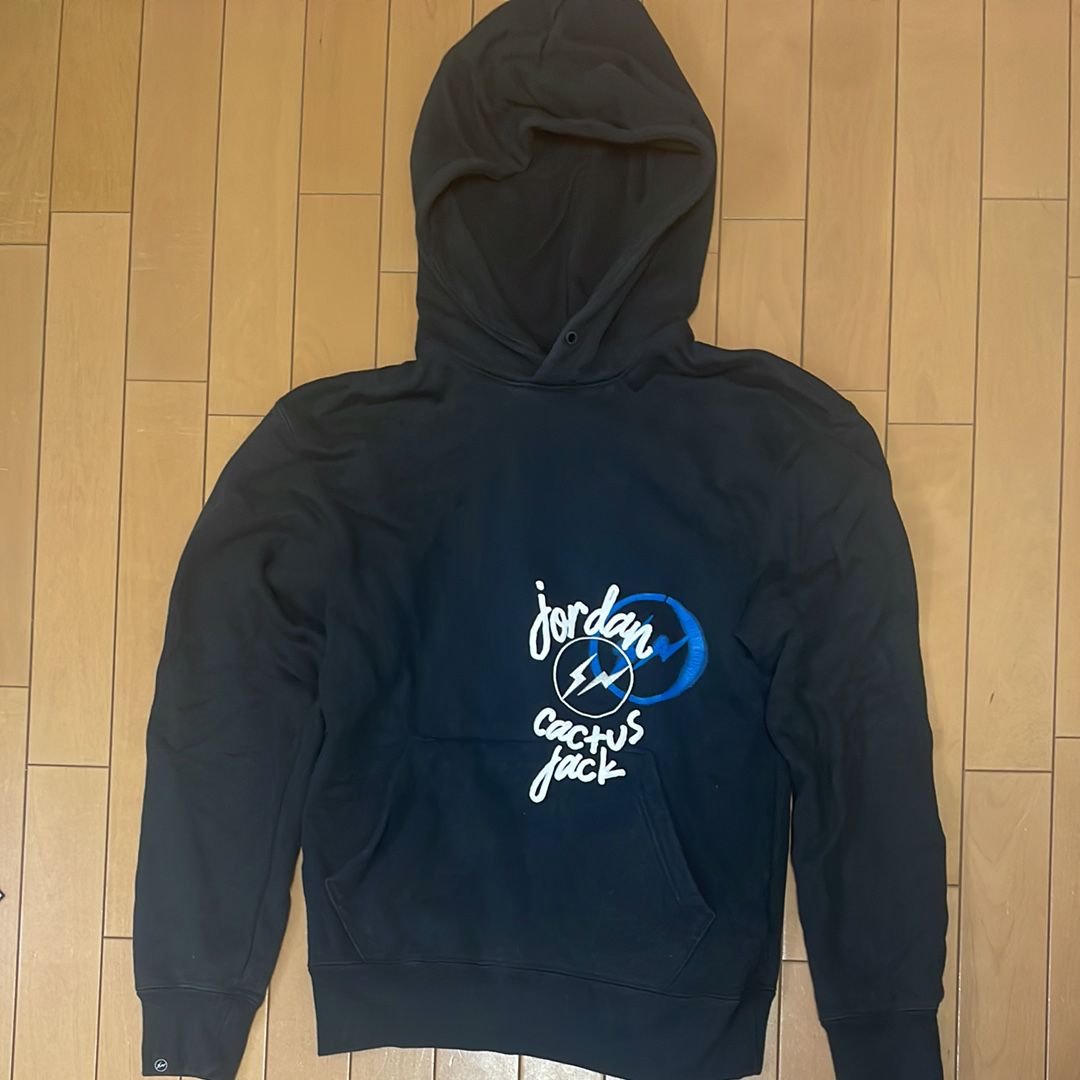 Air Jordan Travis Scott Fragment Hoodie "Black"