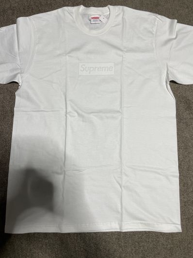 Supreme Tonal Box Logo Tee "White"