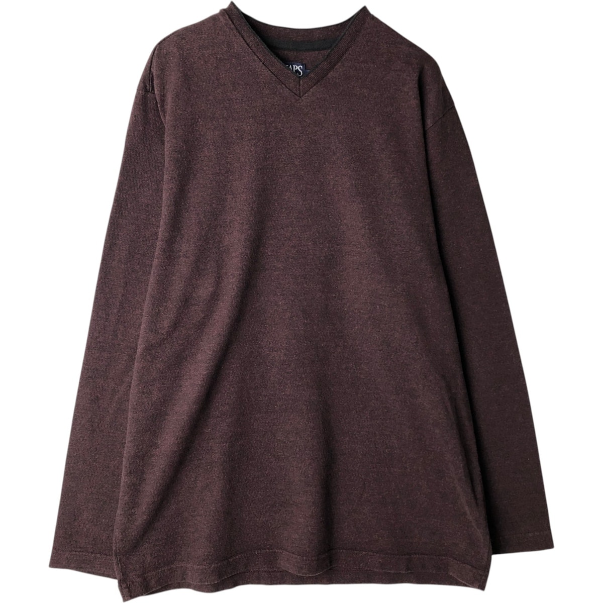 古着 ラルフローレン Ralph Lauren CHAPS チャップス Vネック ロングTシャツ ロンT メンズM相当/eaa632829