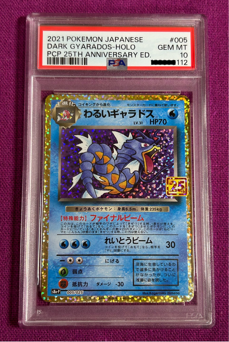 わるいギャラドス: プロモ[S8a-P 005/025](プロモカードパック 25th ANNIVERSARY edition)