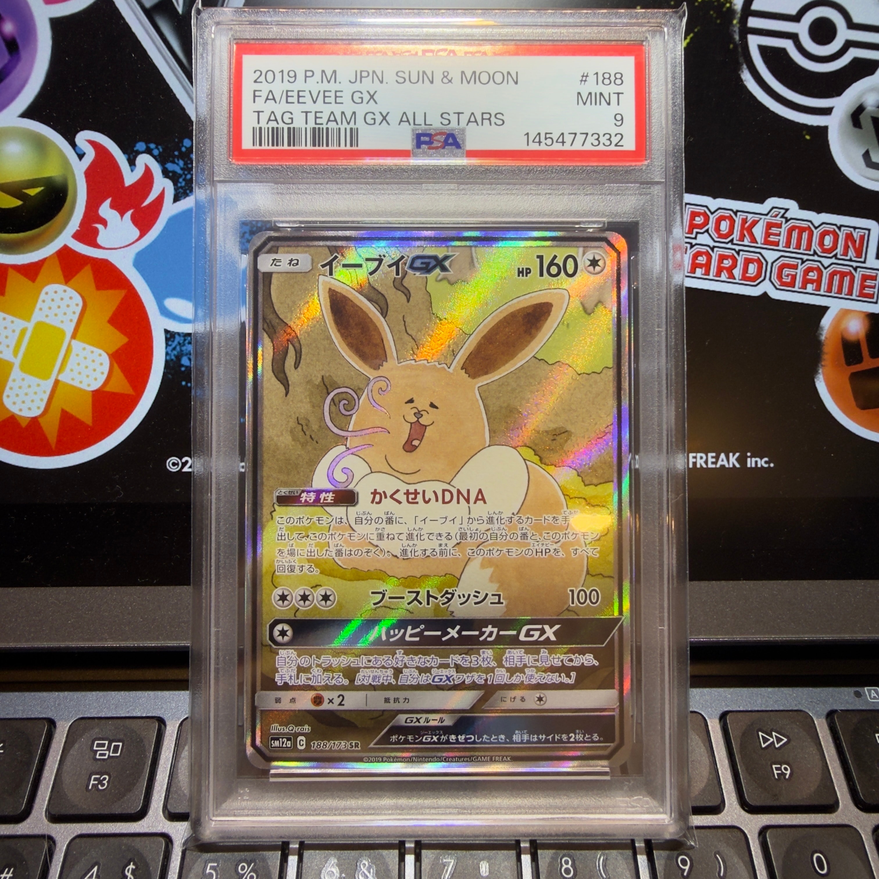 イーブイGX SR: SA[SM12a 188/173](ハイクラスパック「TAG TEAM GX タッグオールスターズ」)