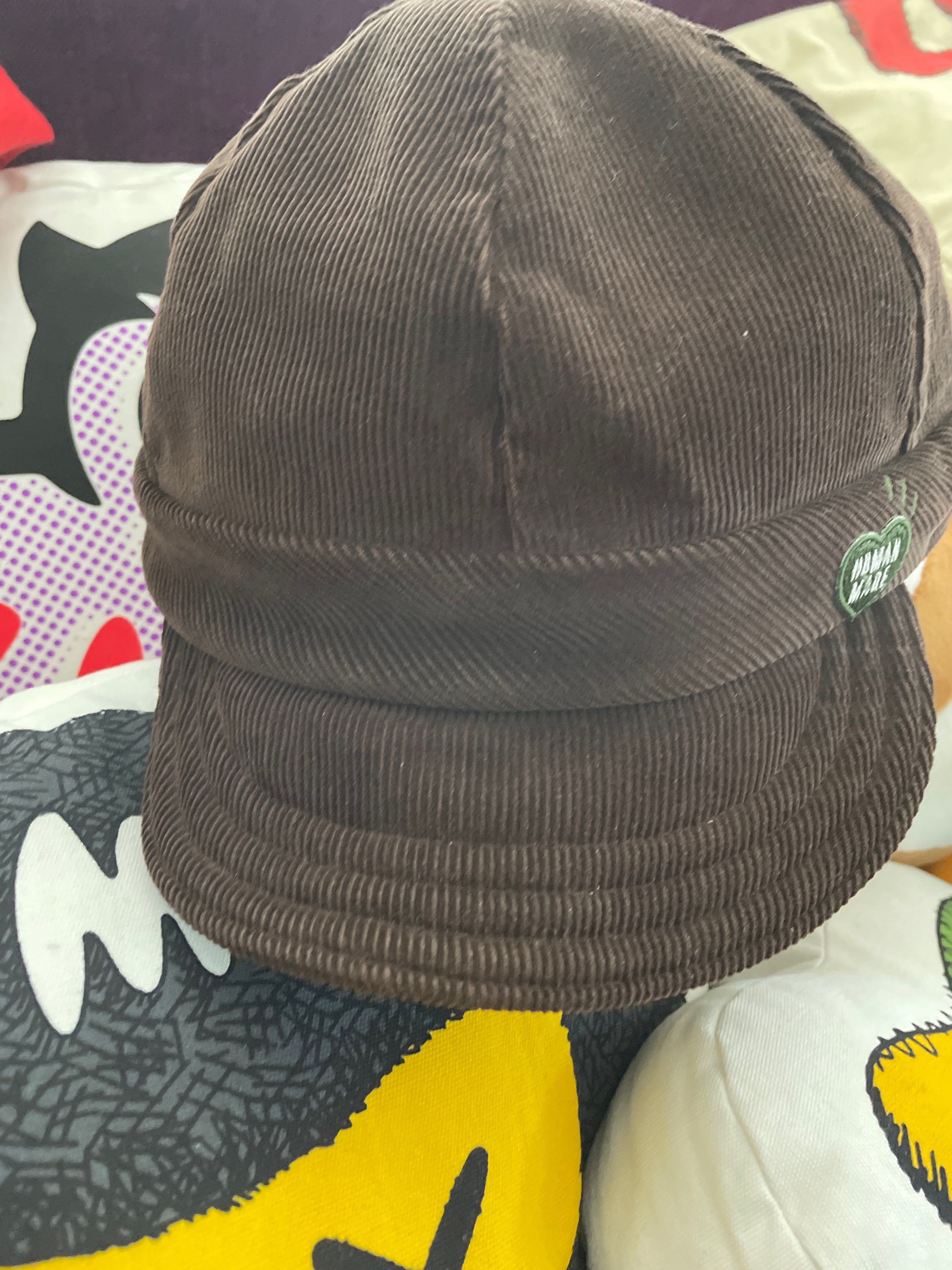 HUMAN MADE CORDUROY ROUND CAP "Brown"