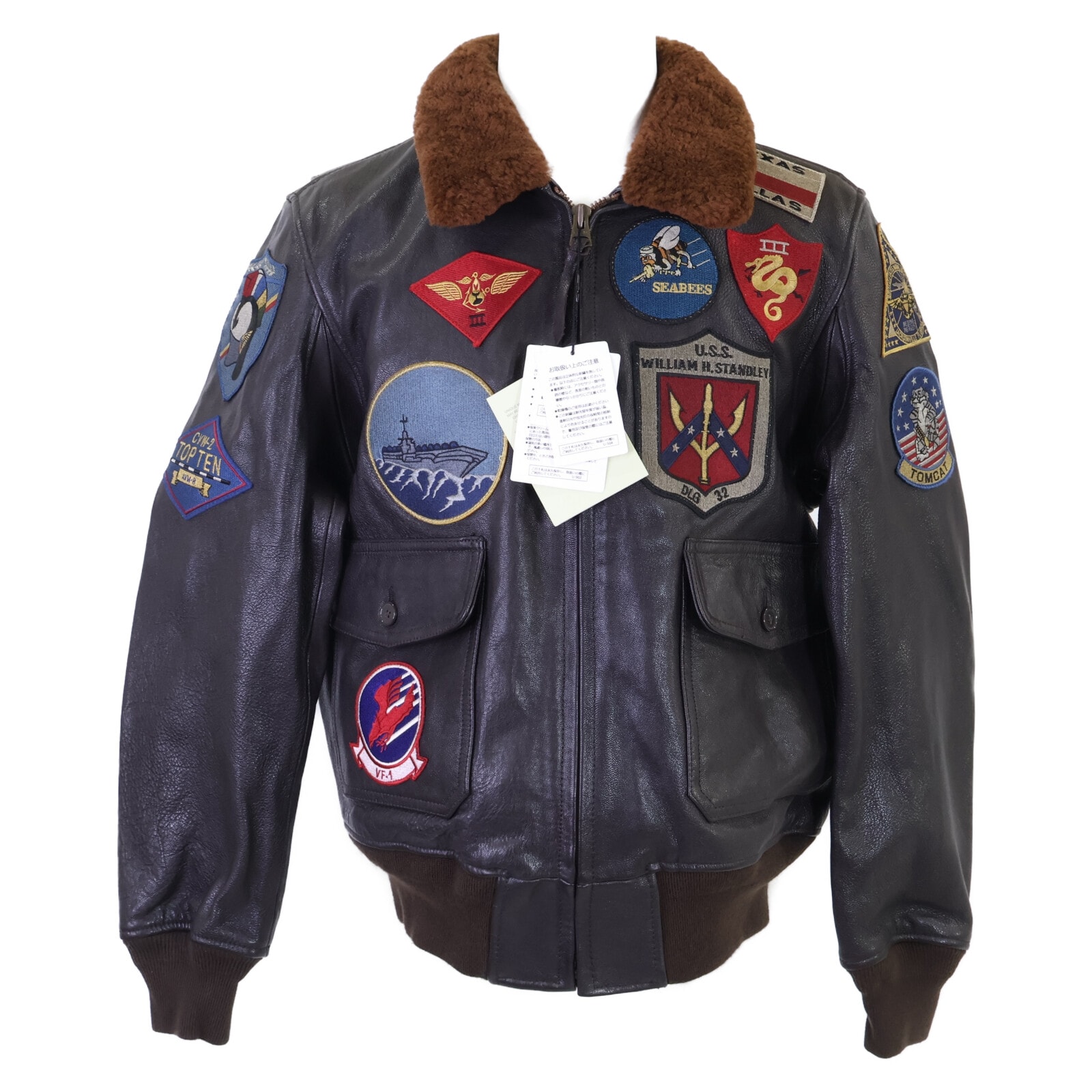 アヴィレックス 【新品同様/国内正規】783-0950009 TOP GUN GOAT G-1 ゴートレザー フライトジャケット 40