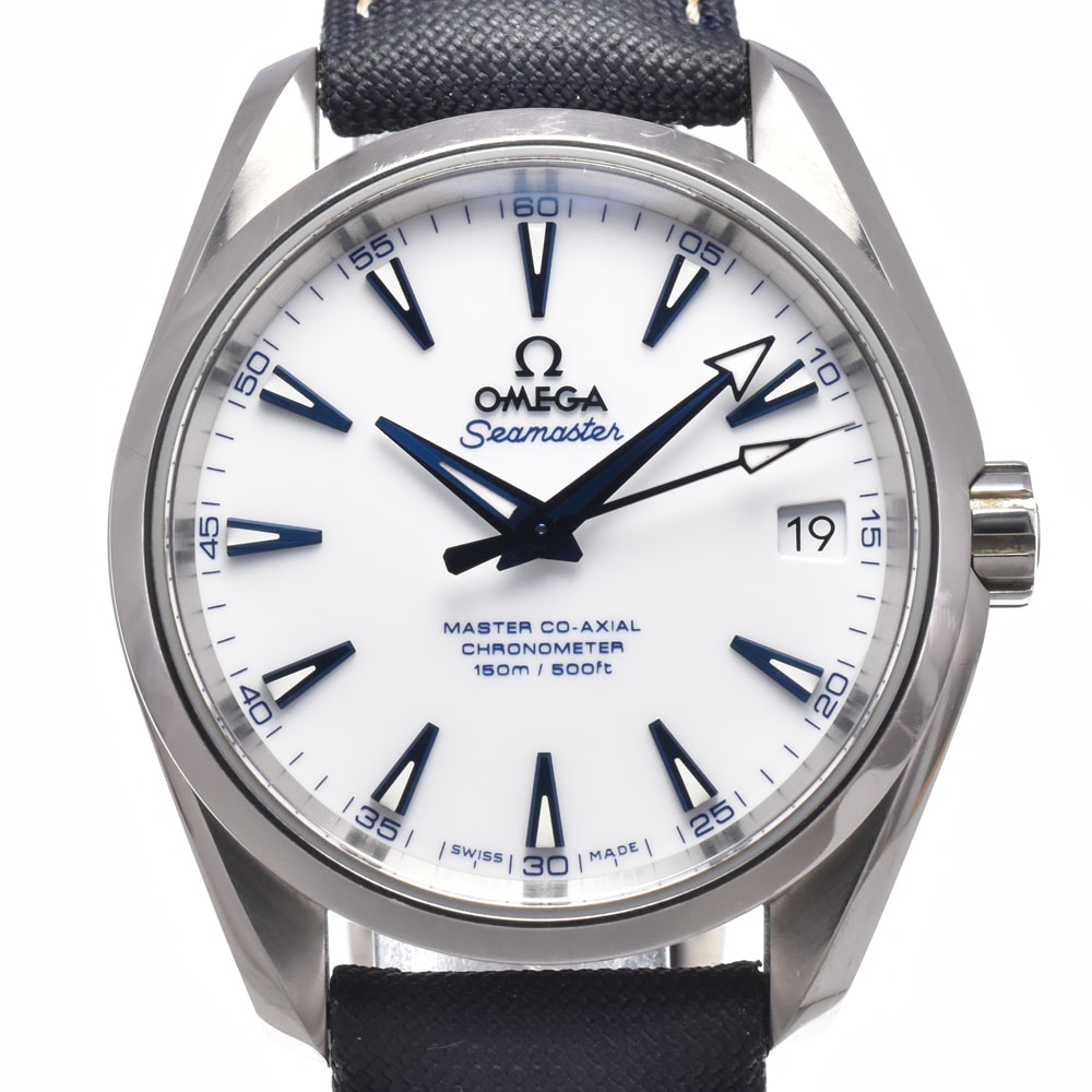 オメガ OMEGA 231.92.39.21.04.001 シーマスター アクアテラ グッドプラネット 自動巻き メンズ 良品 箱・保証書付き 腕時計 M#151271