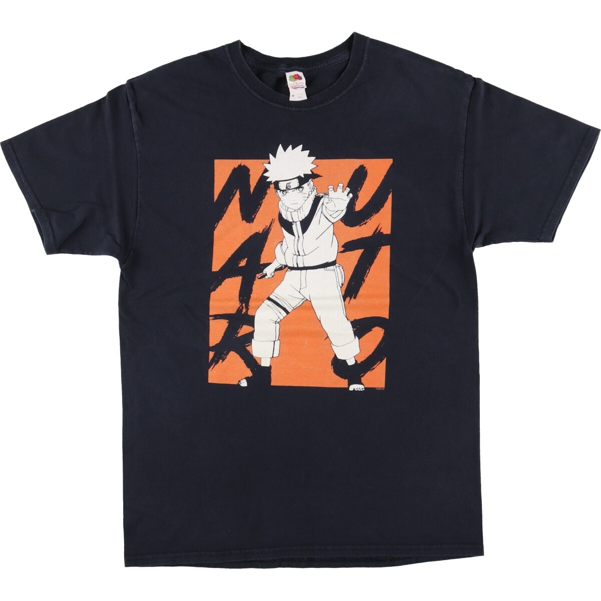 古着 フルーツオブザルーム FRUIT OF THE LOOM NARUTO ナルト アニメ キャラクタープリントTシャツ メンズM相当/eaa525172