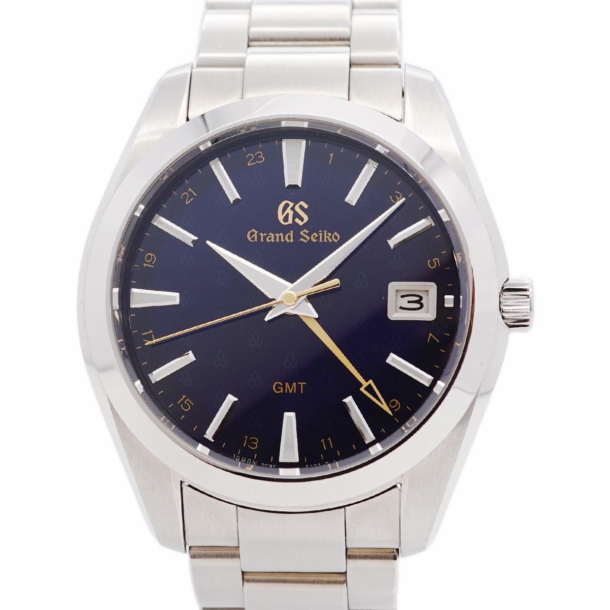 ★最終価格★SALE【6whb0101】セイコー グランドセイコー GMT 50周年記念 SBGN009/9F86-0AD0 ネイビー文字盤【中古】腕時計 メンズ