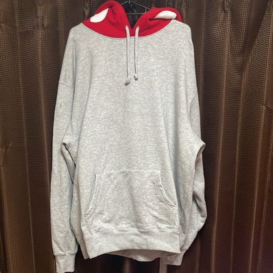 Supreme Contrast Hooded Sweatshirt "Grey"
