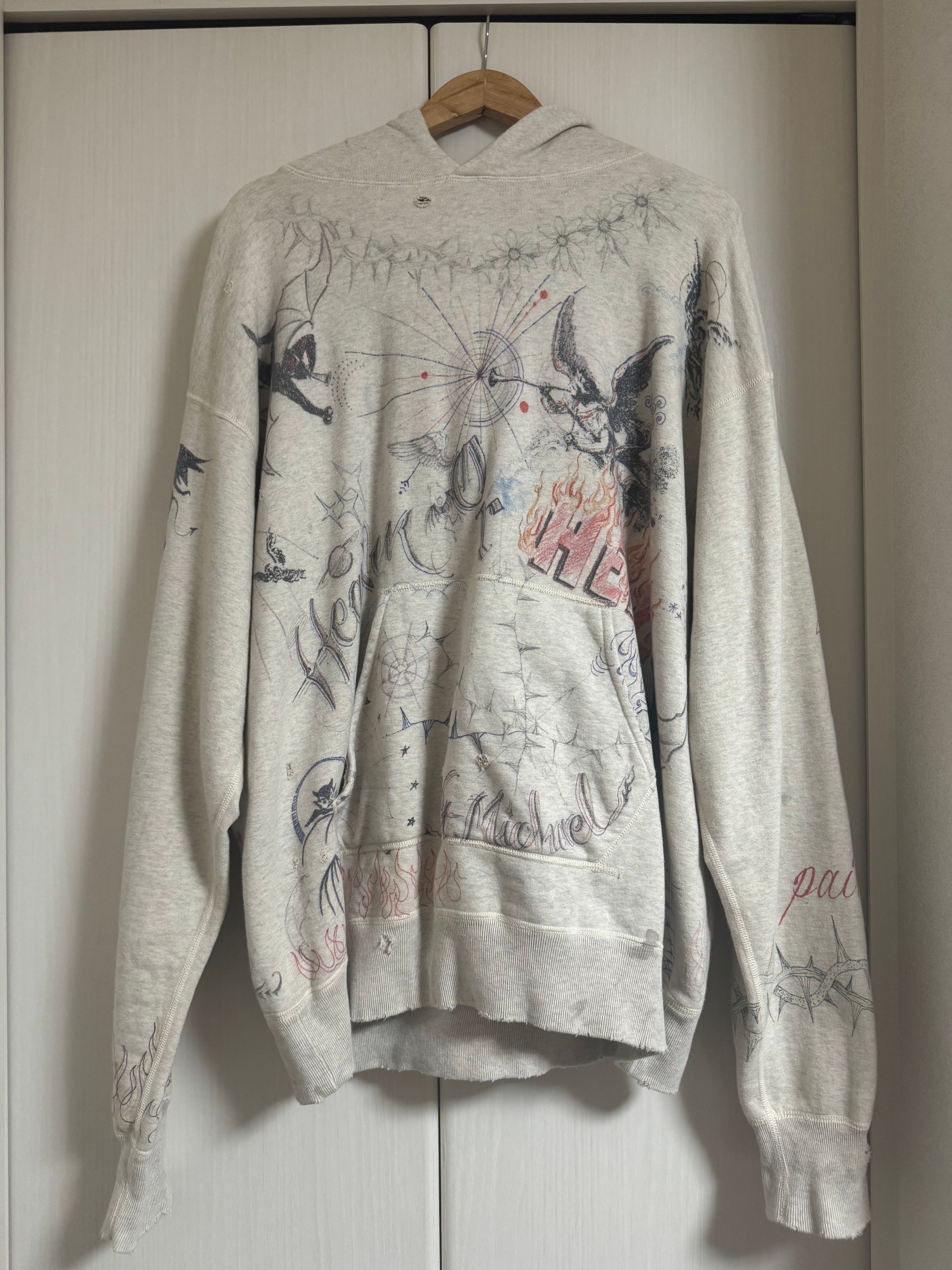 SAINT Mxxxxxx x Dr.Woo HOODIE "Grey"