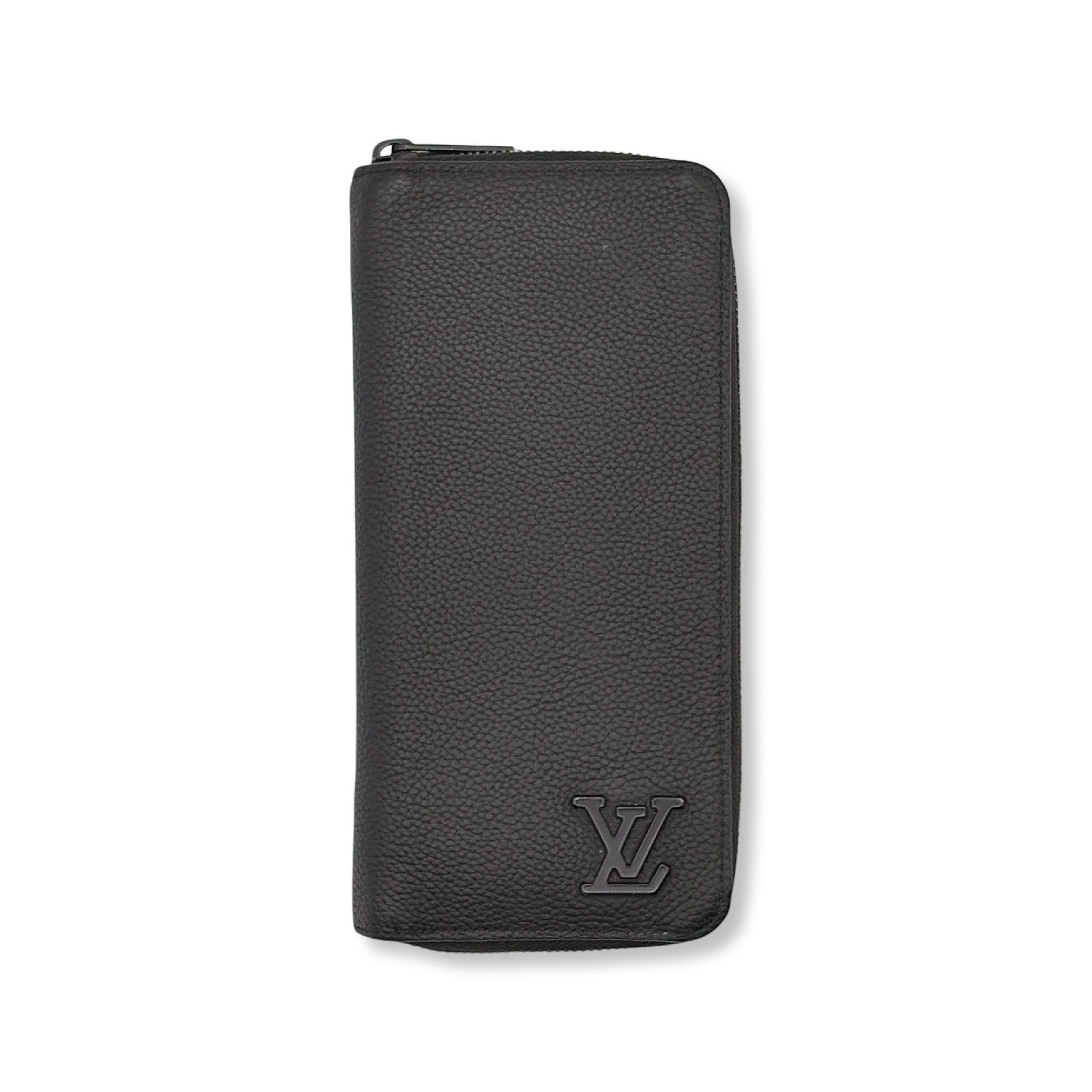 Louis Vuitton Zippy Wallet Vertical Aerogram Leather "Noir"