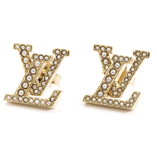 【新品・未使用】ルイヴィトン ピアス・LV アイコニック パール M01235 ゴールド レディース プレゼント LOUIS VUITTON ピアス