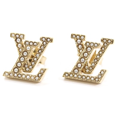 【新品・未使用】ルイヴィトン ピアス・LV アイコニック パール M01235 ゴールド レディース プレゼント LOUIS VUITTON ピアス