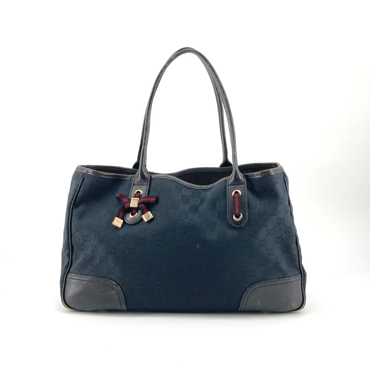 GUCCI(グッチ) プリンシー 163805 トートバッグ ネイビー