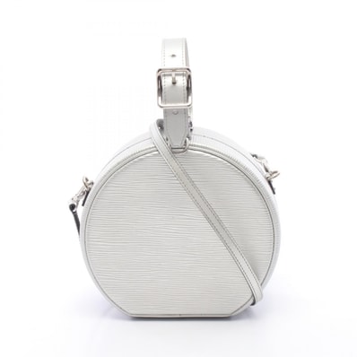 ルイ・ヴィトン LOUIS VUITTON プティット ボワット シャポー 2WAY ハンドバッグ バッグ レザー エピ シルバー レディース シルバー系 M53074 【中古】
