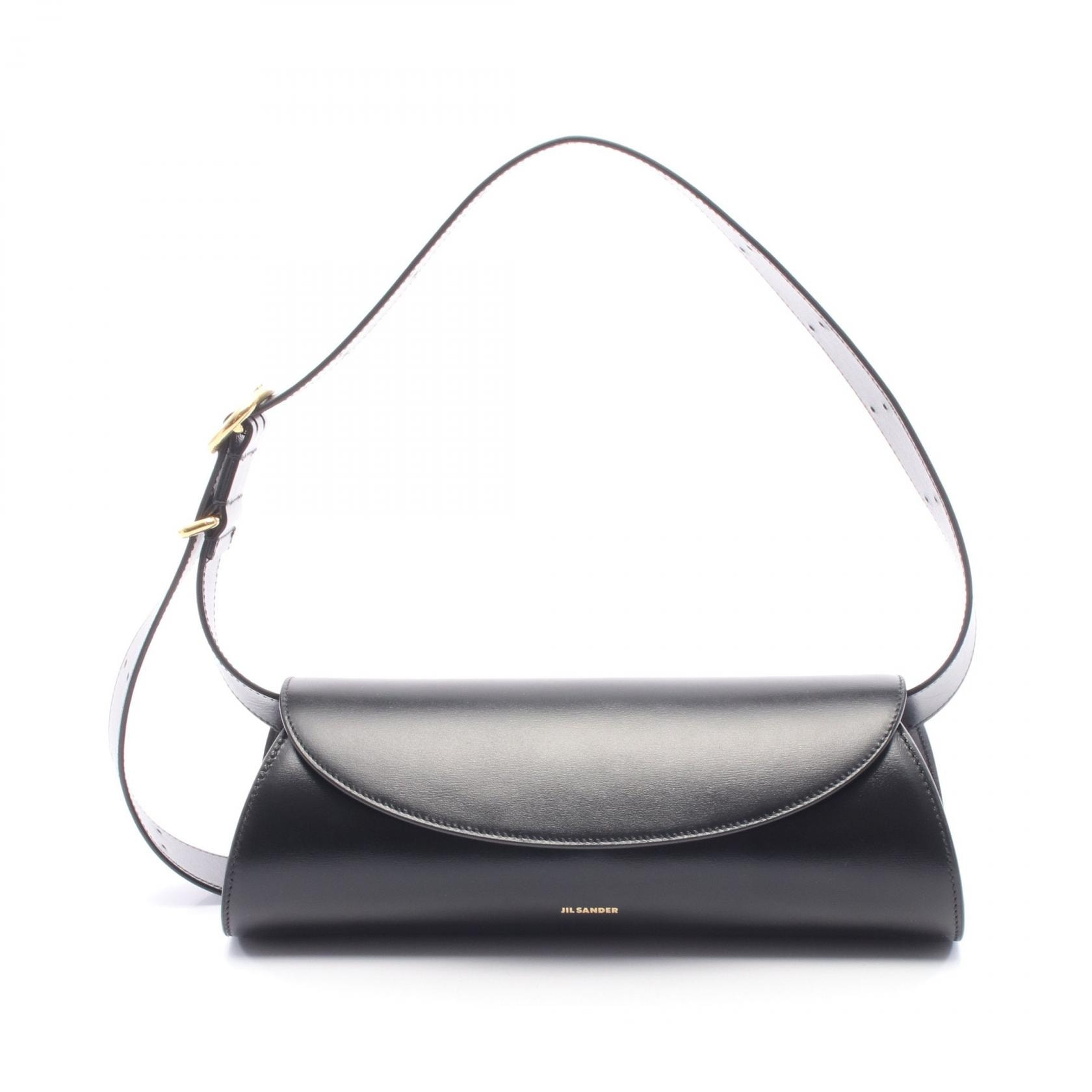 ジルサンダー JIL SANDER Cannolo スモール ショルダーバッグ バッグ レザー レディース ブラック系 J07WD0023P4840001 【新品】