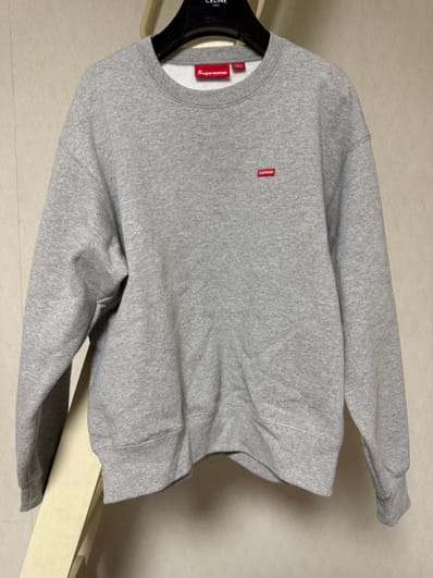 Supreme Small Box Crewneck (25FW) "Heather Grey"