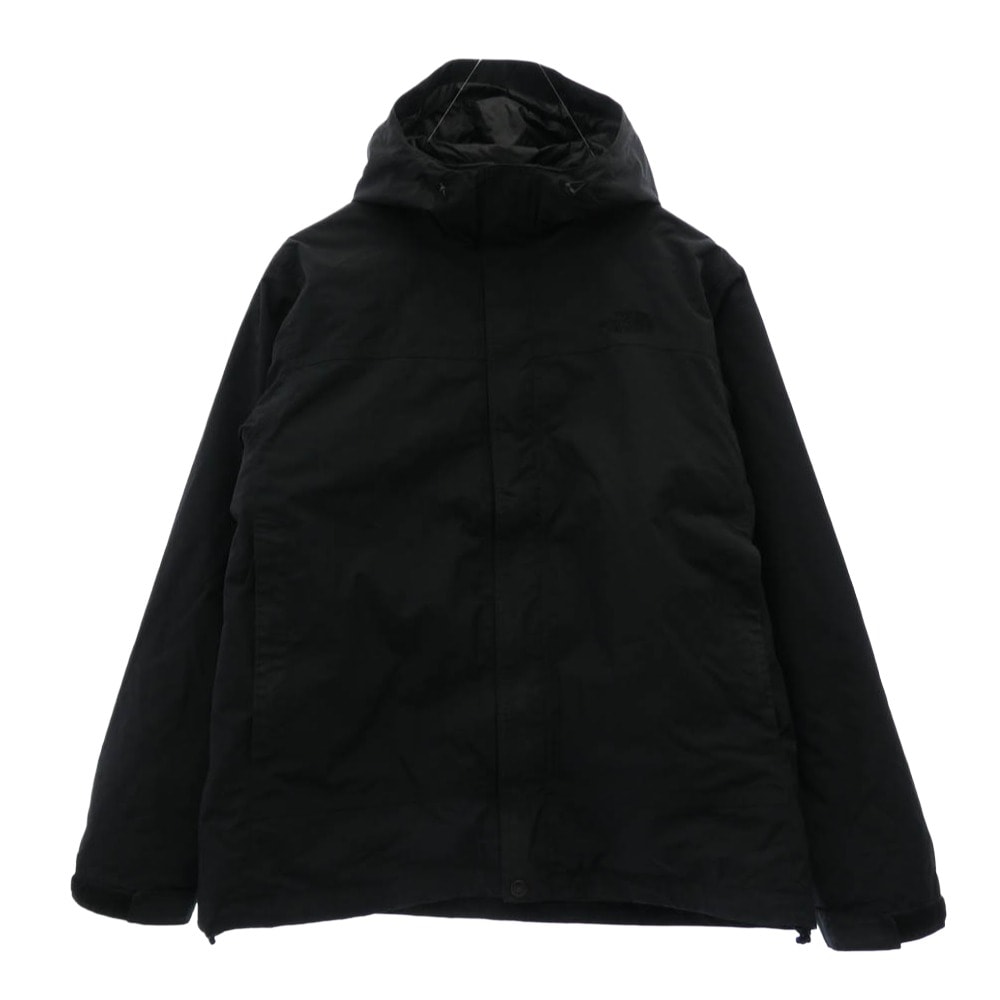 THE NORTH FACE ノースフェイス マウンテンパーカー NP62035 CASSIUS TRICLIMATE JACKET カシウス トリクライメイト ジャケット マウンテンパーカー 着脱可能 インナー 中綿 ジャケット ブラック系 L【中古】