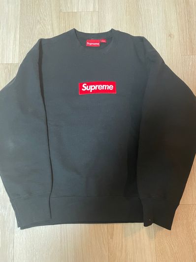 Supreme Box Logo Crewneck "Black" (22FW)