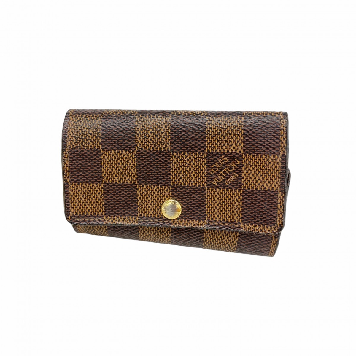 【6da0167】ルイヴィトン キーケース ダミエ ミュルティクレ6 N62630 エベヌ【中古】メンズ レディース ユニセックス