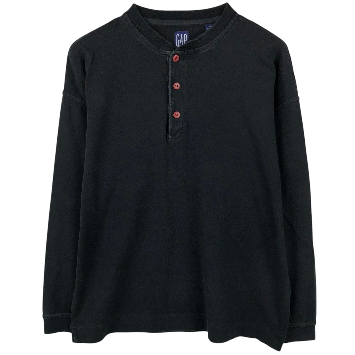 古着 90年代 ギャップ GAP オールドギャップ ヘンリーネック ロングTシャツ ロンT メンズM相当 ヴィンテージ/eaa659281
