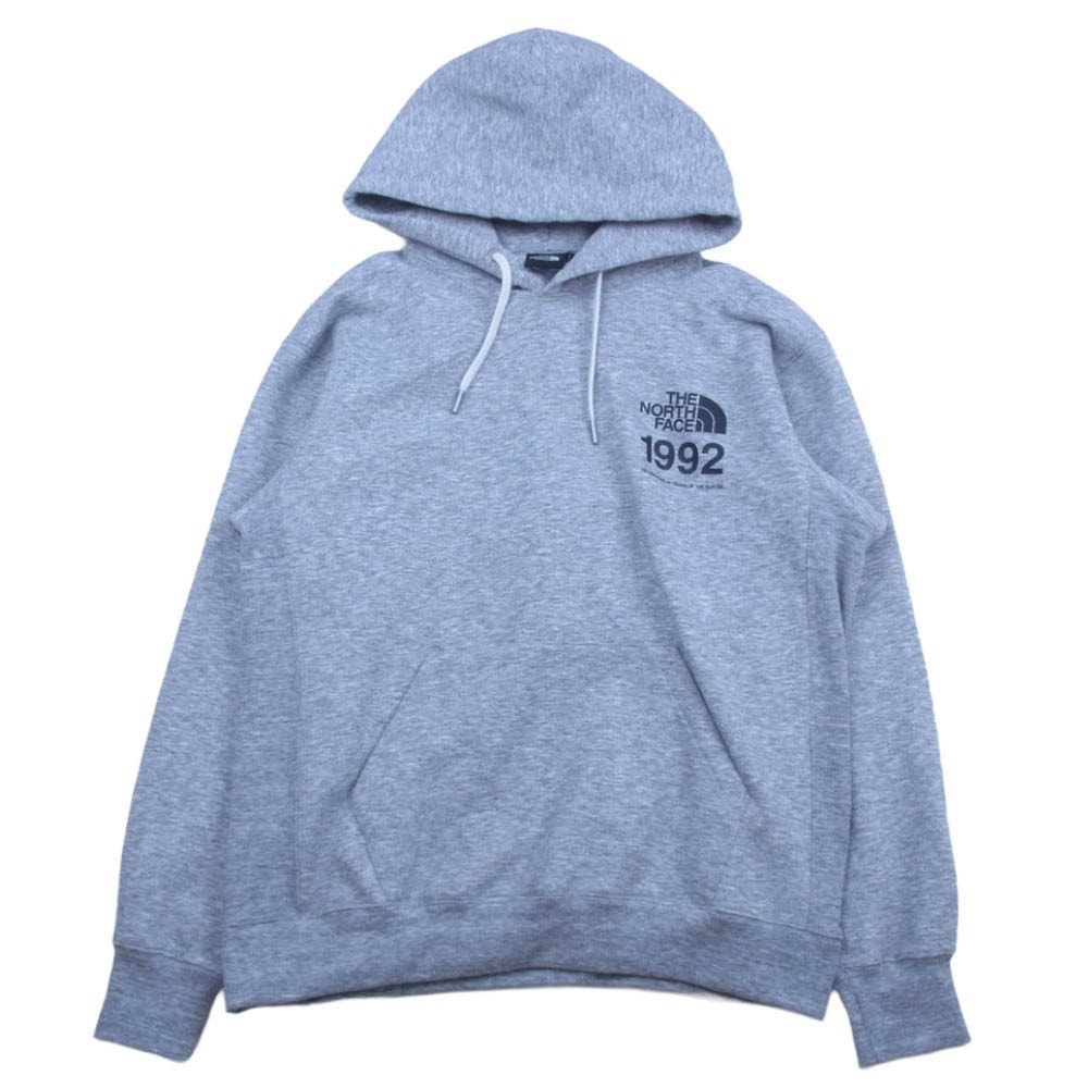 THE NORTH FACE ノースフェイス NT62234 NUPTSE SWEAT HOODIE ヌプシ スウェット フーディー  プルオーバー パーカー グレー系 L【中古】
