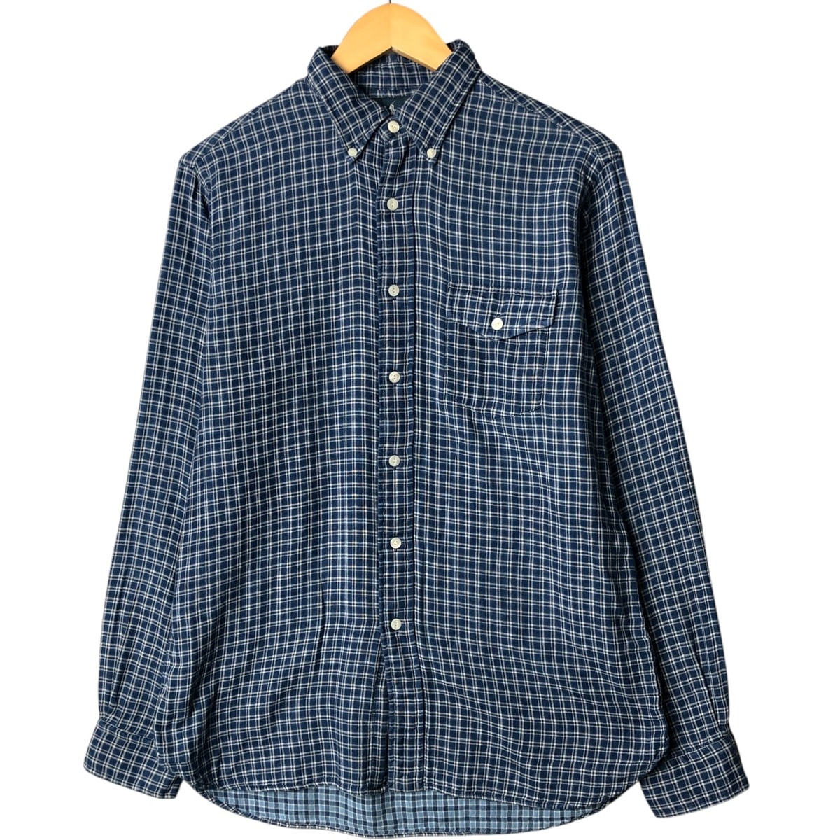 古着 ラルフローレン Ralph Lauren 長袖 ボタンダウンチェックシャツ メンズM相当/eaa574085