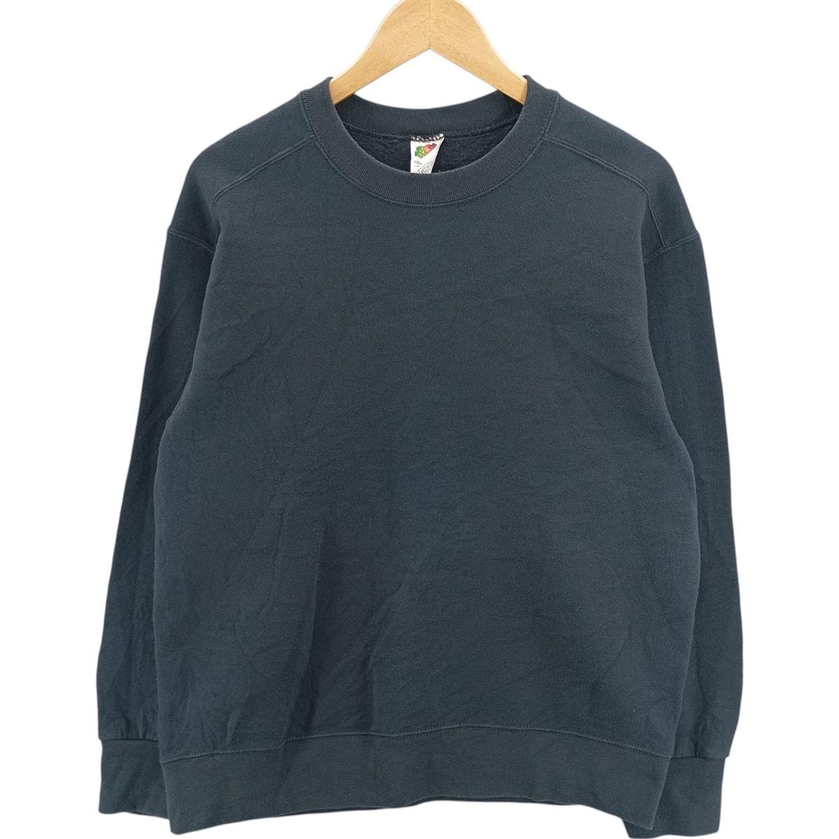 古着 00年代 フルーツオブザルーム FRUIT OF THE LOOM HEAVY 無地 ブランクスウェットシャツ トレーナー メンズM相当/eaa418605