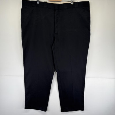 古着 ディッキーズ Dickies ワークパンツ 874 テーパード 長ズボン 作業着 チノパン ワンポイントロゴ w50 L32 ブラック メンズ