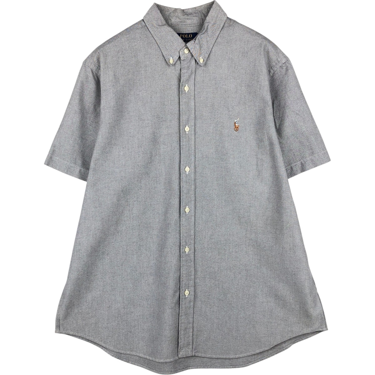 古着 ラルフローレン Ralph Lauren POLO RALPH LAUREN CLASSIC FIT 半袖 ボタンダウンシャツ メンズXL相当/eaa655835