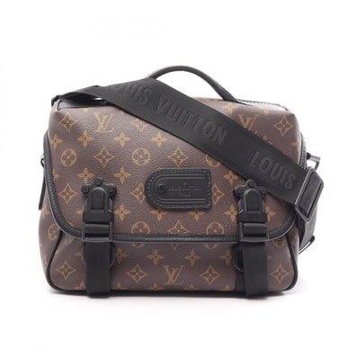 ルイ・ヴィトン LOUIS VUITTON LVトレイルメッセンジャー モノグラムマカサー 2WAY ハンドバッグ バッグ PVCコーティングキャンバス レザー レディース ブラウン系 / ブラック系 M46972 【中古】