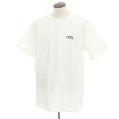【中古】シュプリーム Supreme 2025年秋冬 Dash Snow TEE コットン 半袖Tシャツ ホワイト【サイズXL】【メンズ】