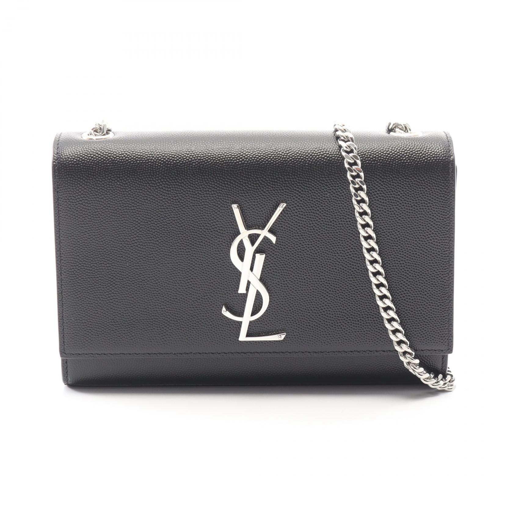 サンローランパリ SAINT LAURENT PARIS KATE ケイト スモール ショルダーバッグ バッグ レザー レディース ブラック系 469390BOW0N1000 【新品】