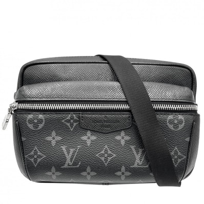 LOUIS VUITTON ルイヴィトン ボディバッグ モノグラムエクリプス バムバッグアウトドア タイガラマ ウエストポーチ ブラック 黒 かばん 鞄 M30245 ノワール シルバー金具 メンズ【中古品】