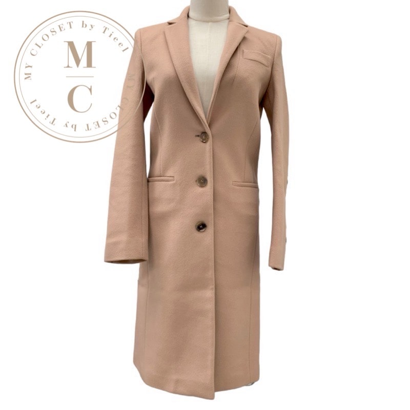 グッチ GUCCI アウター コート ロングコート チェスター ウール ベージュ