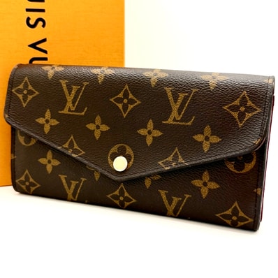 Louis Vuitton Monogram Sarah Wallet "Fuchsia"