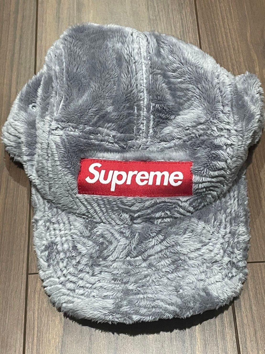 Supreme Swirl Fleece Camp Cap "Gray"