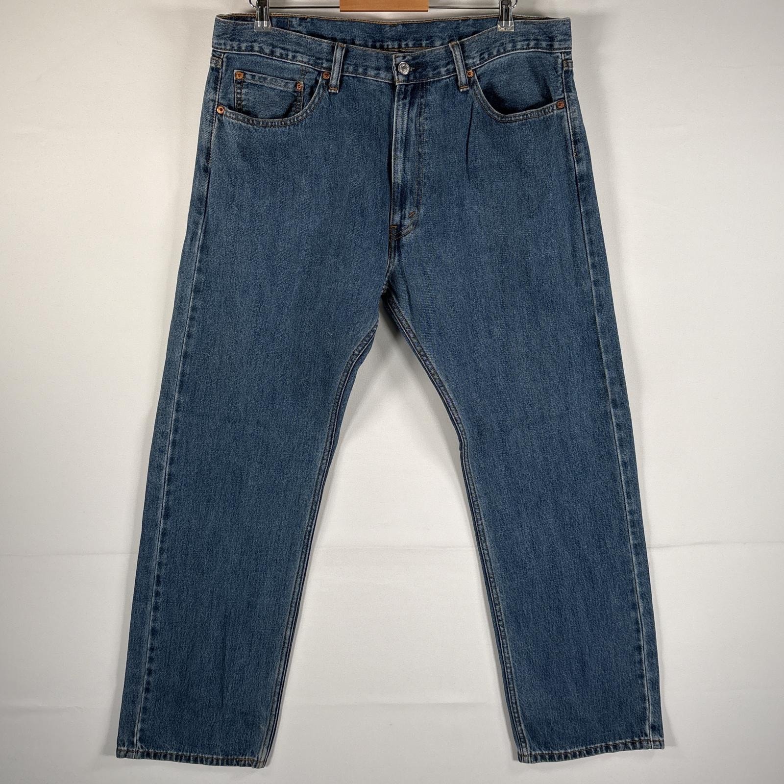 古着 リーバイス Levi's デニムパンツ 505 ブルーデニム ジーンズ ジーパン ストレート 大きいサイズ w38 L30 インディゴブルー メンズ
